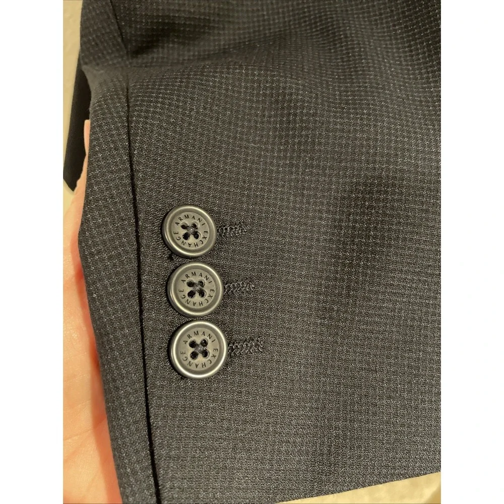 Armani Exchange Men's Blazer Size 40 Dark Navy New‎ Without Tags Suit Jacket